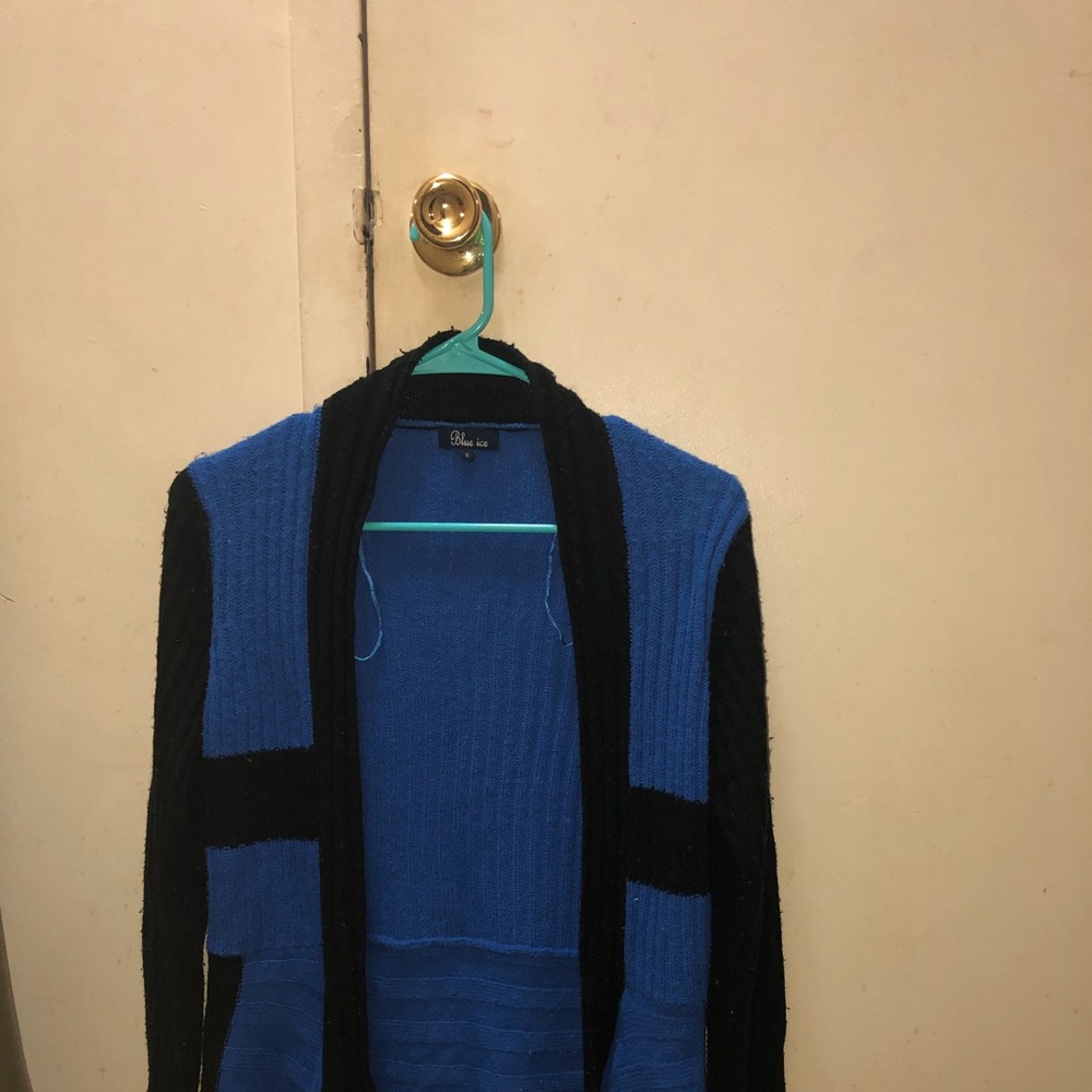 Black and Blue Cardigan